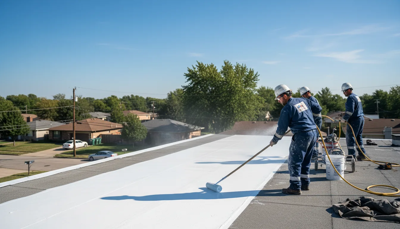 Commercial roof coating in Perry, GA near me